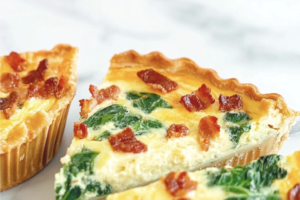 Spinach Bacon Quiche Recipe