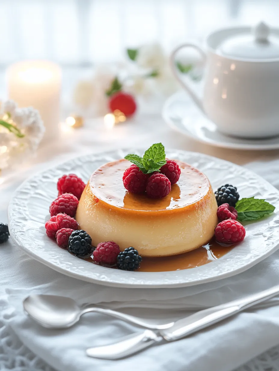 caramel flan