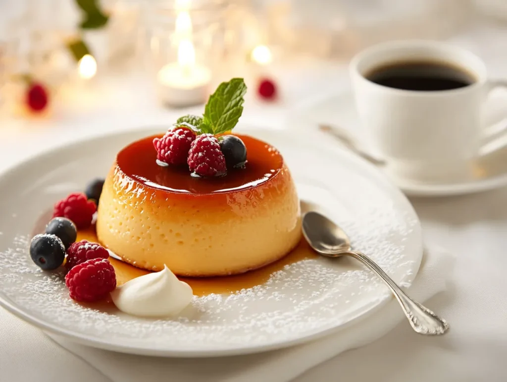 caramel flan