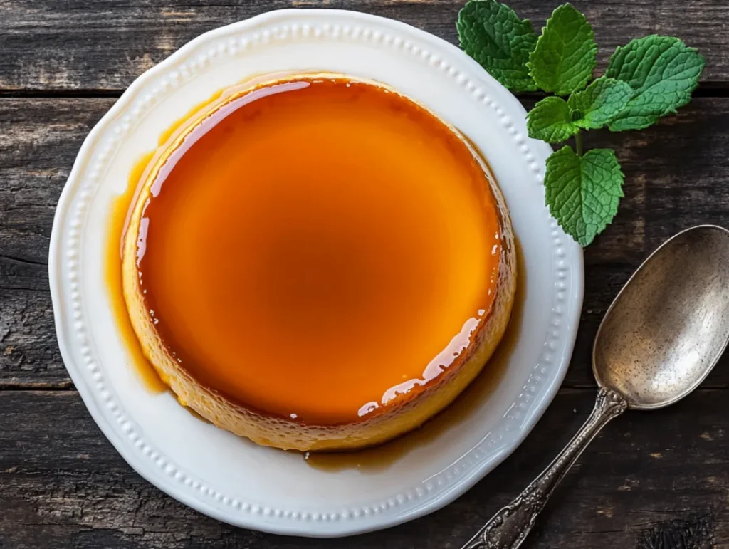 caramel flan