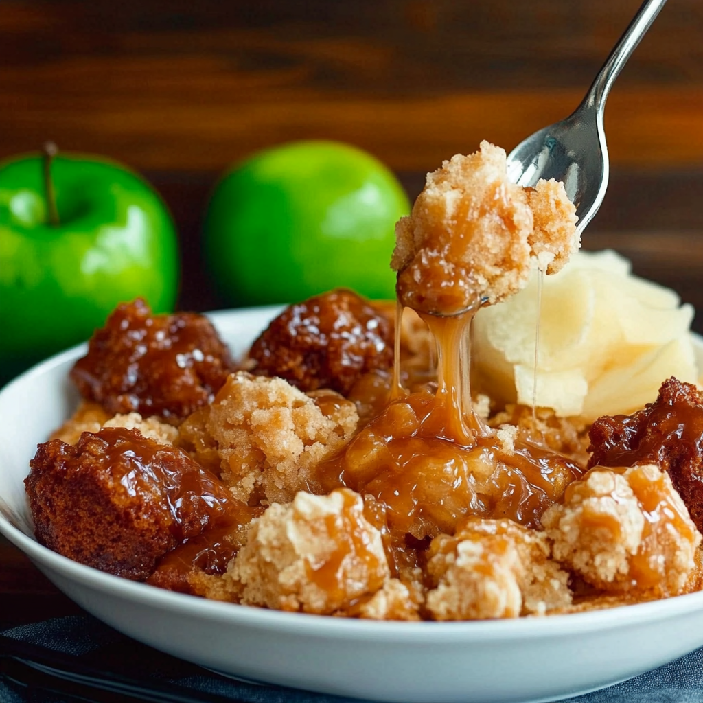 Caramel Apple Dump Cake22