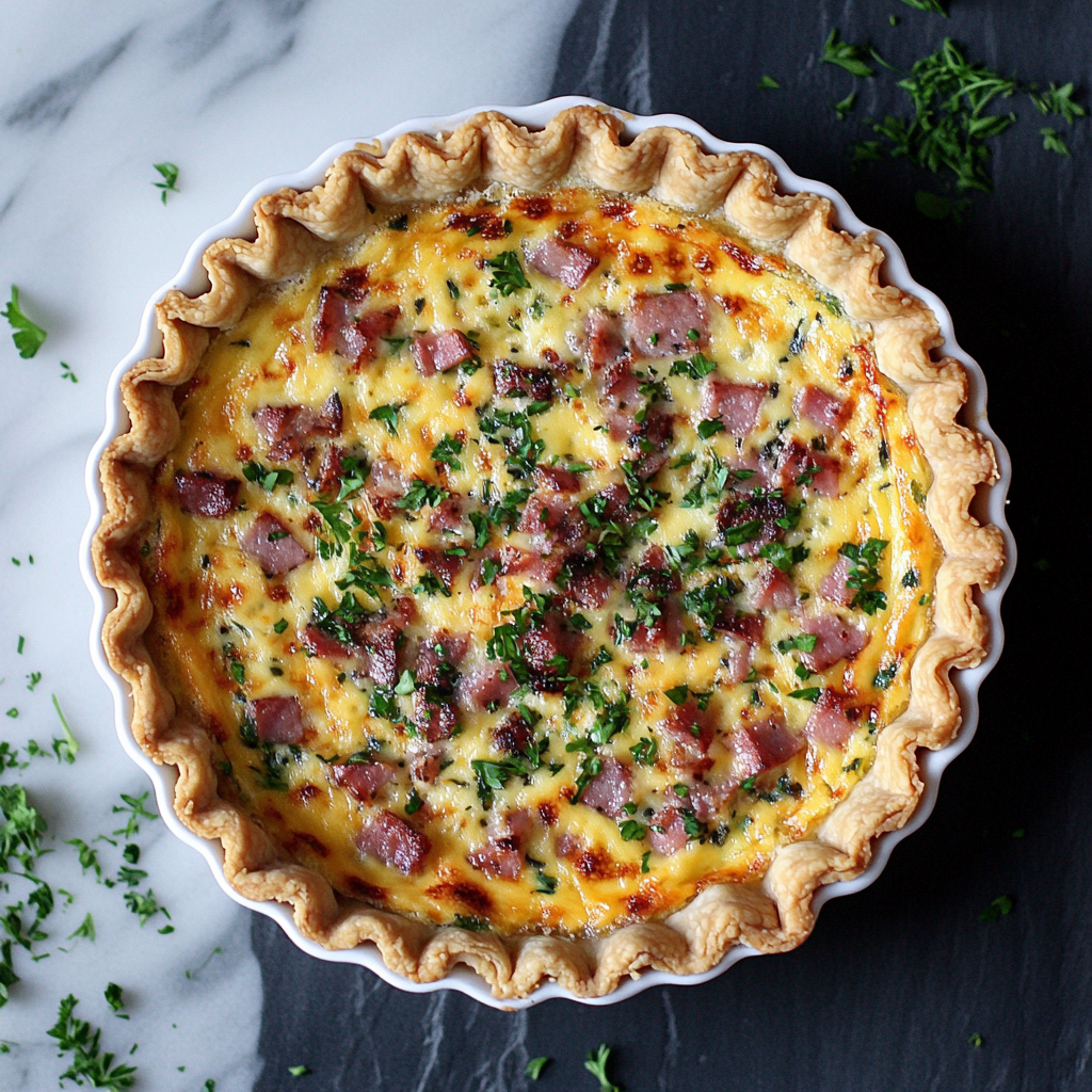 Ham and Cheese Quiche22