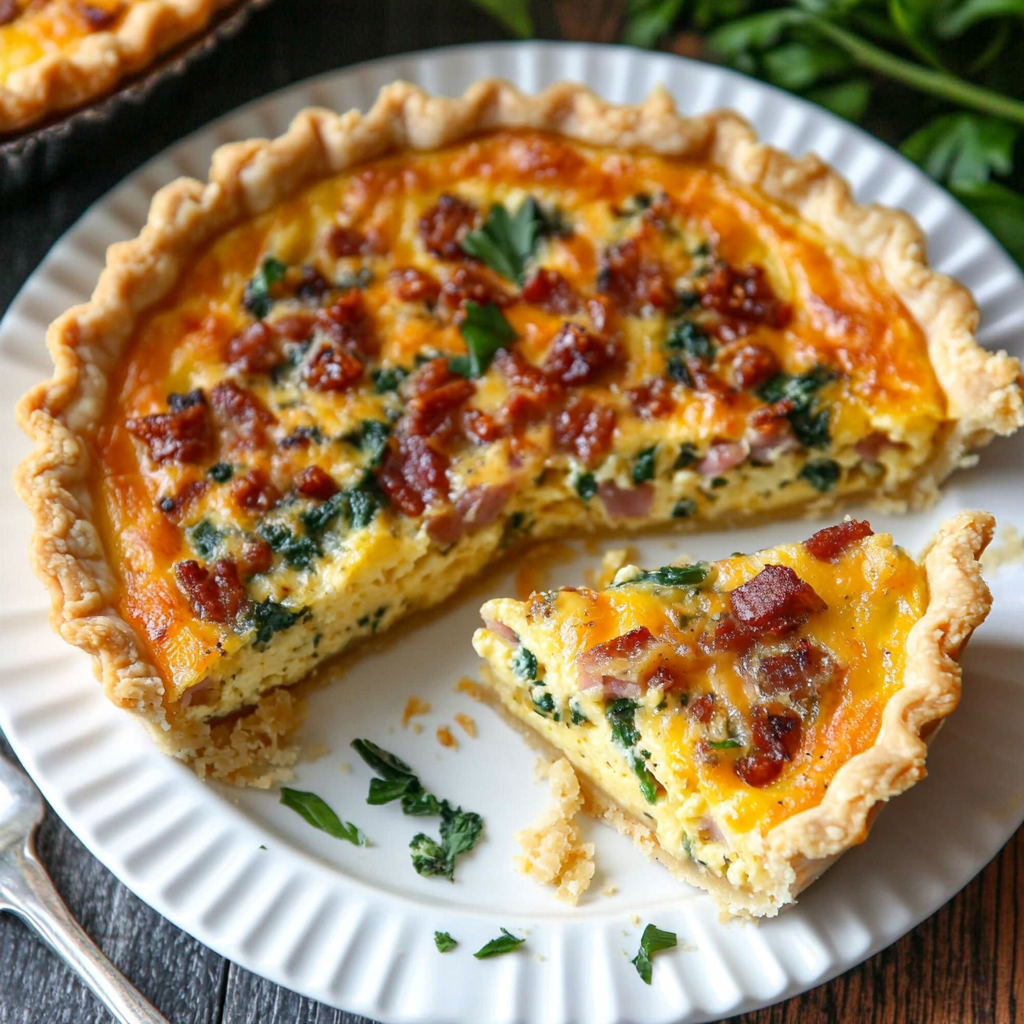 Ham and Cheese Quiche33