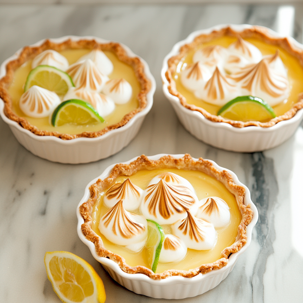Golden brown meringue topping on a classic lemon meringue pie recipe with a flaky crust and vibrant lemon filling3