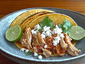 rockpot shredded chicken tacos