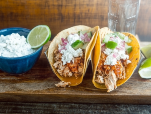 rockpot shredded chicken tacos