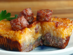 breakfast casserole hash browns sausage​