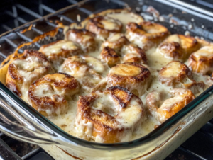 cinnamon roll breakfast casserole​