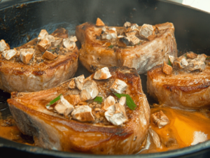 stuffed pork chops