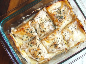 chicken alfredo lasagna