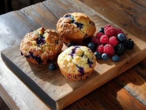 lemon blueberry muffins