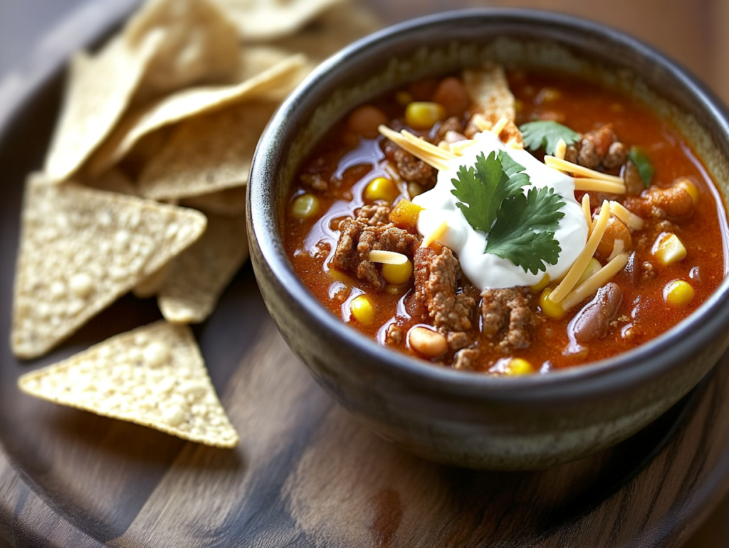 Slow Cooker Taco Soup'1