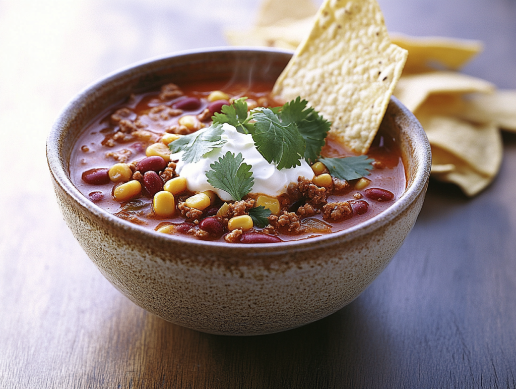 Slow Cooker Taco Soup'4