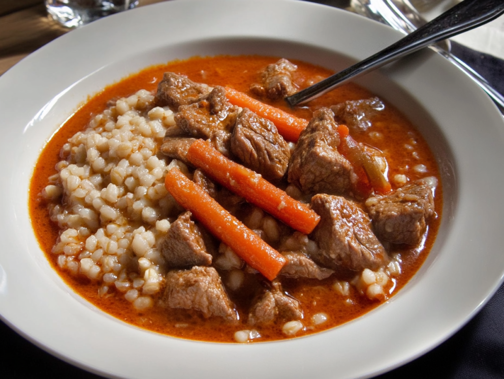 Beef Barley Soup'4