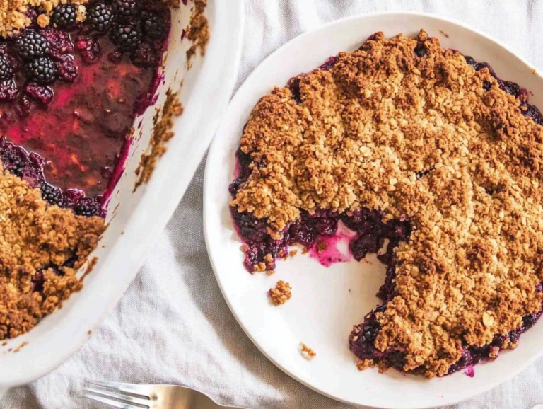 Blackberry cobbler
