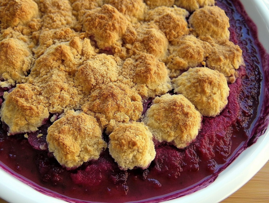 Blackberry cobbler