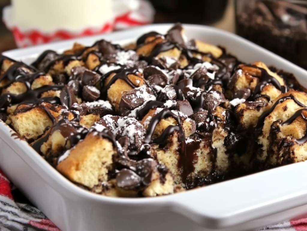 u9244396825 brownie bread pudding chaos 10 ar 43 weird c449b721 1043 4d30 aac2 dafd90dbb736 2 1- 5 Reasons to Love Brownie Bread Pudding: The Ultimate Decadent Dessert Fusion