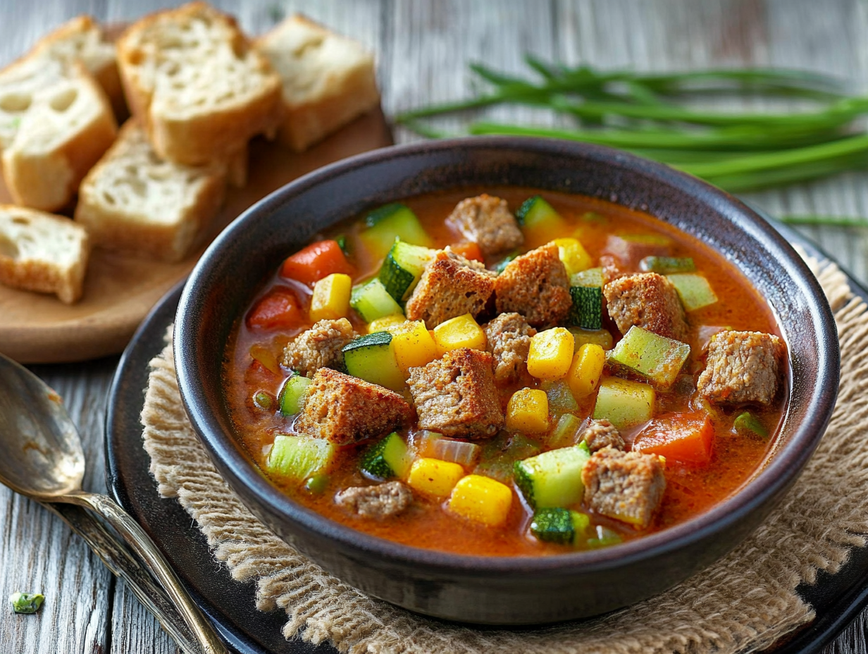 Crockpot Vegetable Beef Soup'1