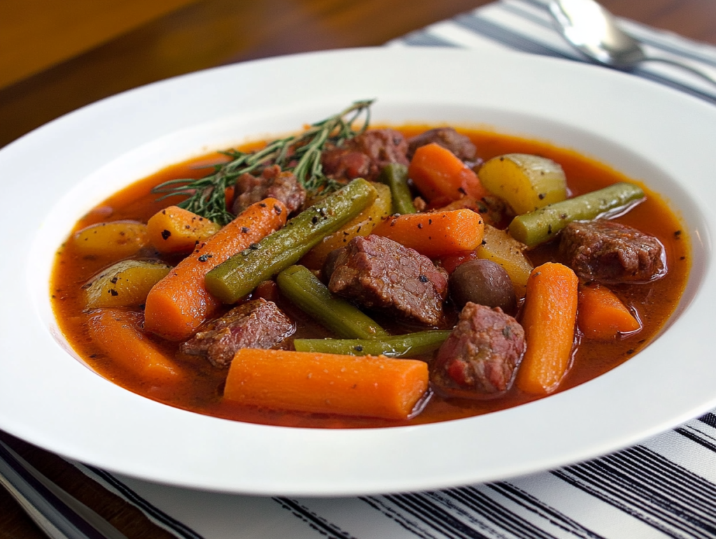 Crockpot Vegetable Beef Soup'2
