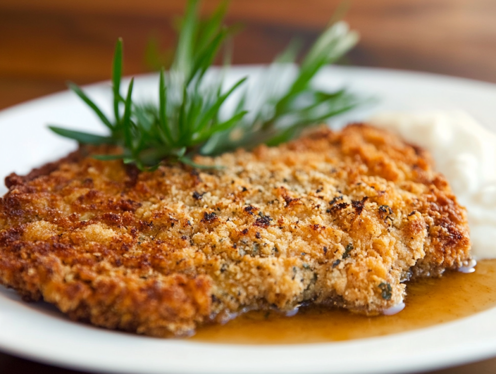 steamed fried chicken steak'4