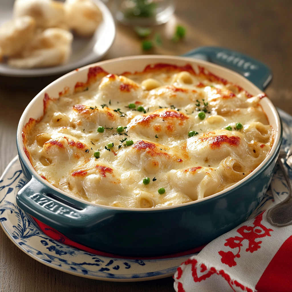 Creamy and golden Gratin Dauphinois recipe baked to perfection with thinly sliced potatoes and rich cream.2